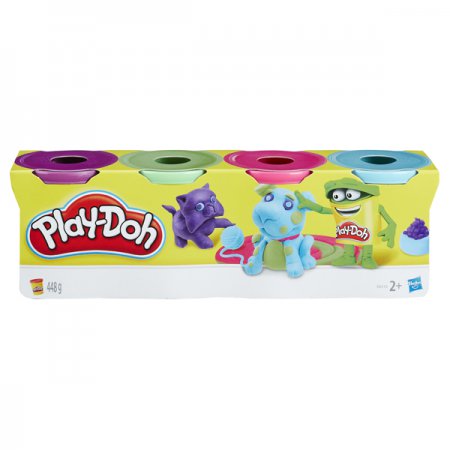 Игровой набор Play-Doh Набор из 4 баночек в ассортименте (обновлённый)