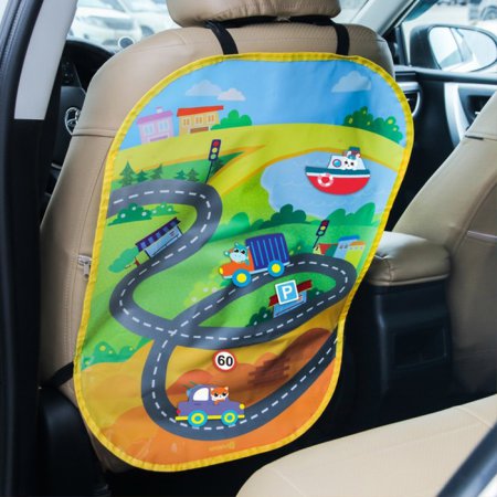 Чехол на автомобильное кресло с наклейками "Транспорт"