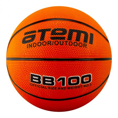 Мяч баскетбольный ATEMI, р. 5, резина, 8 панелей