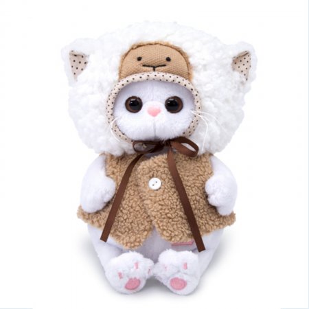 Мягкая игрушка "Кошечка Ли-Ли Baby"  в костюме овечки 20 см LB-025