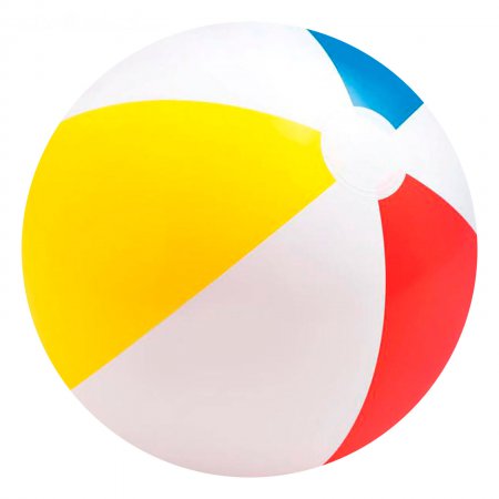 Мяч пляжный цветной 51см, от 3 лет