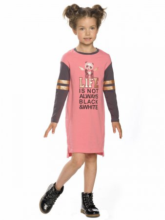 GFDJ3136 платье для девочек (5 Розовый(37))