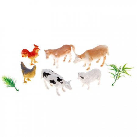 Набор животных "Домашние животные", 6 фигурок, с аксессуарами