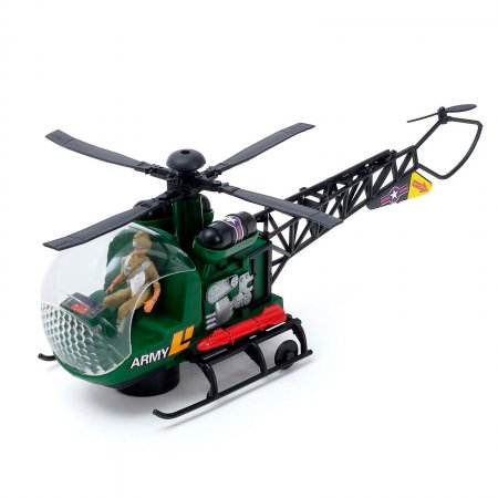 Вертолет "Спасатель", работает от батареек, световые и звуковые эффекты