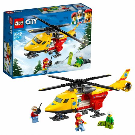 Конструктор LEGO City Great Vehicles "Вертолёт скорой помощи", 190 деталей