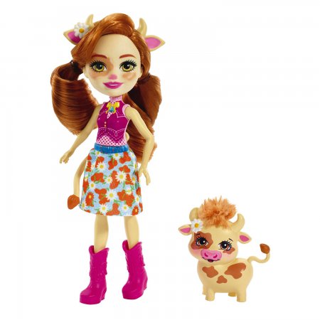 Игрушка Enchantimals Кукла с питомцем Коровка Кейли (FNH22)