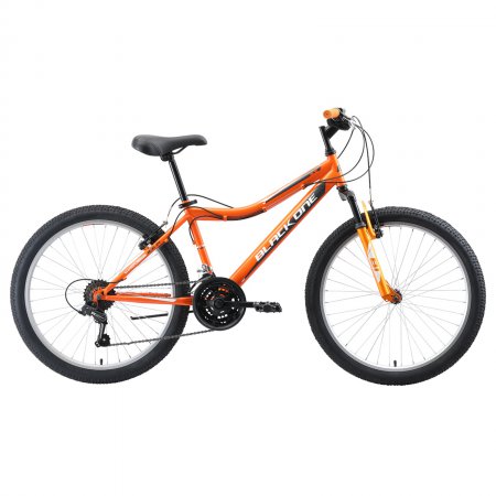 Велосипед 24" Black One Ice, 2020 (Оранжевый/серый/белый 12")