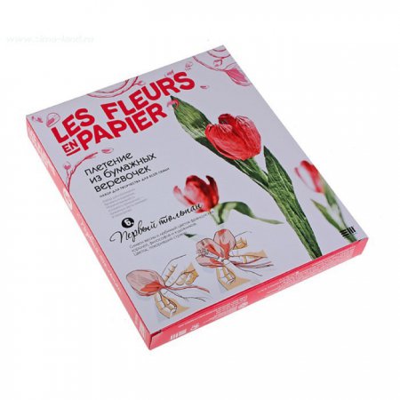 Набор для творчества бумажные цветы 957006 Первый тюльпан 18,5*22*2,5 см 472691