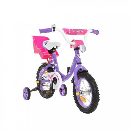 Велосипед 12" Graffiti Fashion Girl (Фиолетовый )