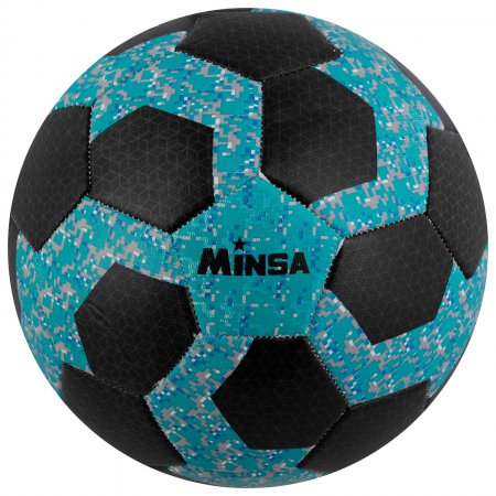Мяч футбольный MINSA, размер 5, 32 панели, PVC, бутиловая камера, 260 г