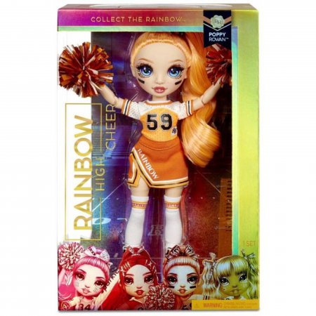 Кукла Rainbow High Cheer Doll- Poppy Rowan (Orange)