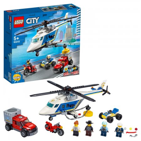 Конструктор LEGO City Police "Погоня на полицейском вертолете",