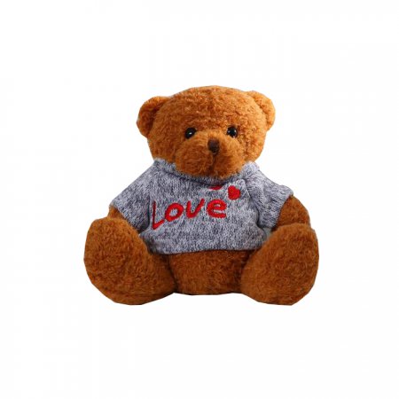 Мягкая игрушка "Медведь" кофточка с надписью, цвет МИКС   3924967