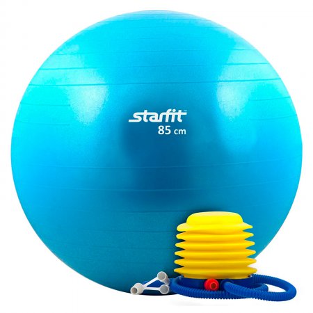 Мяч гимнастический STARFIT GB-102 85 см, антивзрыв, с насосом