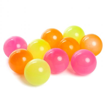 Набор шаров "Флуоресцентные"  60 шт (оранжевый  , розовый  , лимонный ) 3654492