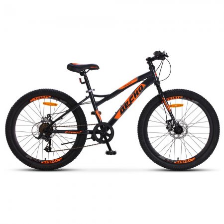 Велосипед 24" Десна Спутник 2.0 MD, Z010 (Темно-серый/оранжевый 14")