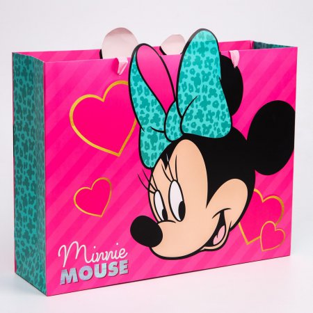 Пакет ламинат горизонтальный "Minnie Mouse", Минни Маус, 31х40х11 см