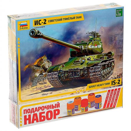 Сборная модель "Советский тяжёлый танк Ис-2" 3524П