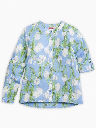 GWCJ4111 блузка для девочек (10 Лазурный(21))