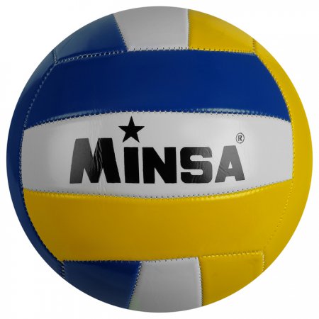 Мяч волейбольный  MINSA размер 5, 260 гр, 18 панелей, машинная сшивка