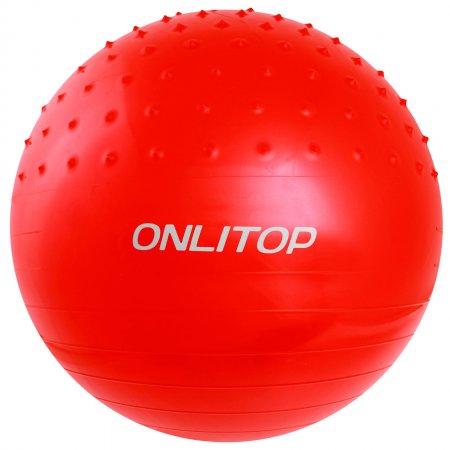 Мяч гимнастический массажный 65 см, 1000 гр, цвета микс 582510