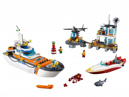 Конструктор LEGO Город Штаб береговой охраны