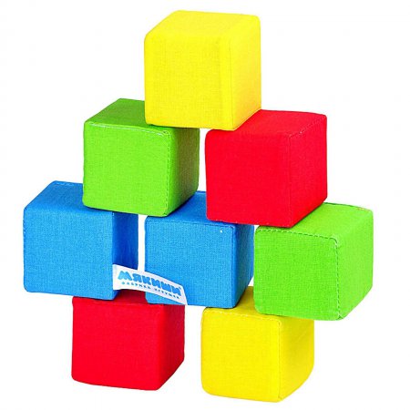 Набор мягких кубиков "4 цвета" 332