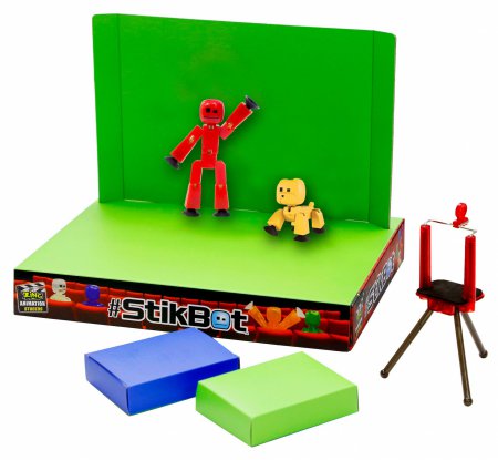 Игровой набор Stikbot "Анимационная студия со сценой и питомцем"
