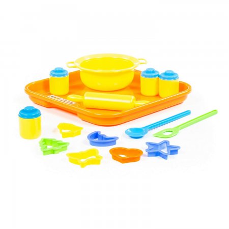 Набор детской посуды для выпечки №1 с подносом