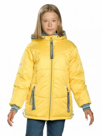 GZWL4137 куртка для девочек (8 Желтый(11))