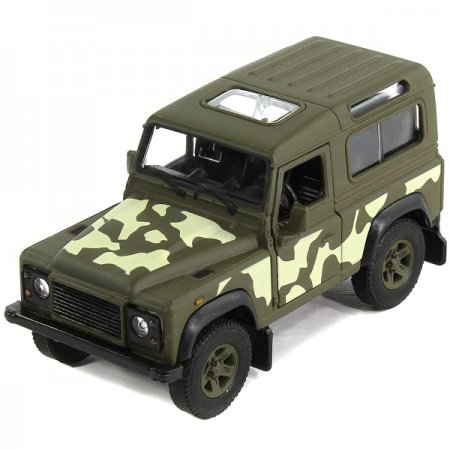 Коллекционная модель военной машины Land Rover Defender, масштаб 1:34-39