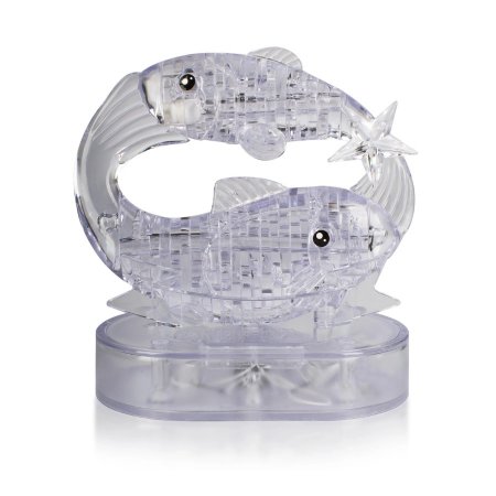 Пазл 3D "Знак зодиака Рыбы", 45 деталей, со световыми эффектами