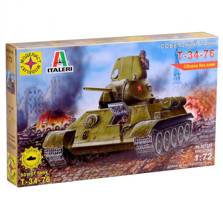 Сборная модель "Советский танк Т-34-76" (1:72) 307224