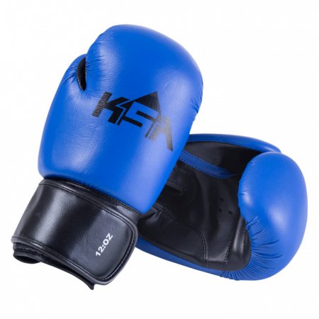 Перчатки боксерские KSA Spider, к/з, 12 oz (Синий/ )