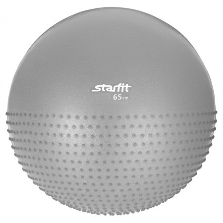 Мяч гимнастический полумассажный STARFIT GB-201 65 см., антивзрыв