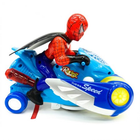 Человек-Паук на мотоцикле (на батарейках) T9390