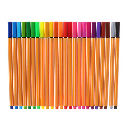 Набор маркеров 24 цвета тонкая линия 0,4мм