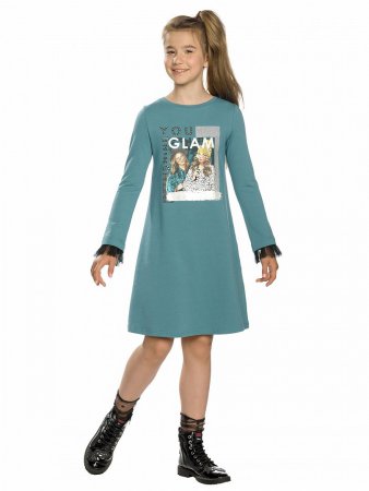 GFDJ4137 платье для девочек (Голубой/RU 140/)