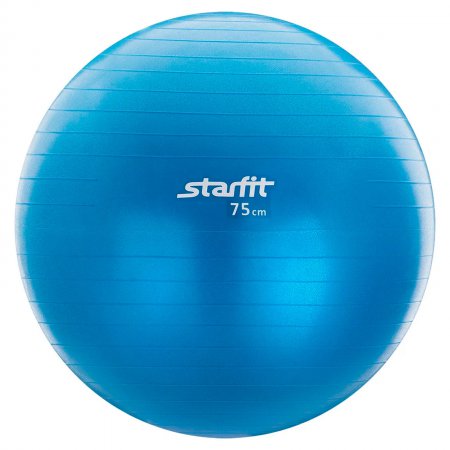 Мяч гимнастический STARFIT GB-102 75 см, антивзрыв, с насосом